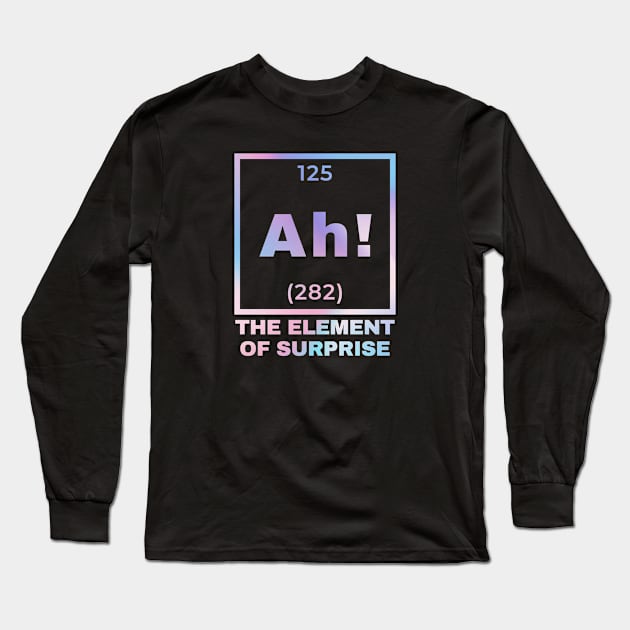 Element Of Surprise - retro gradient Long Sleeve T-Shirt by SUMAMARU